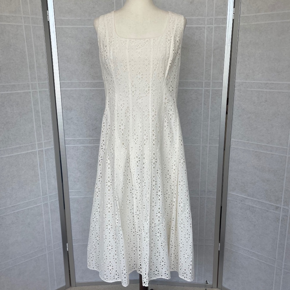 NWT Veronica Beard White Jolie Dress sz 14